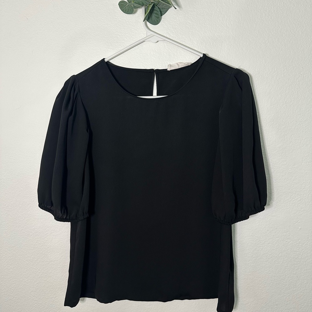 Elodie Classic Black Blouse